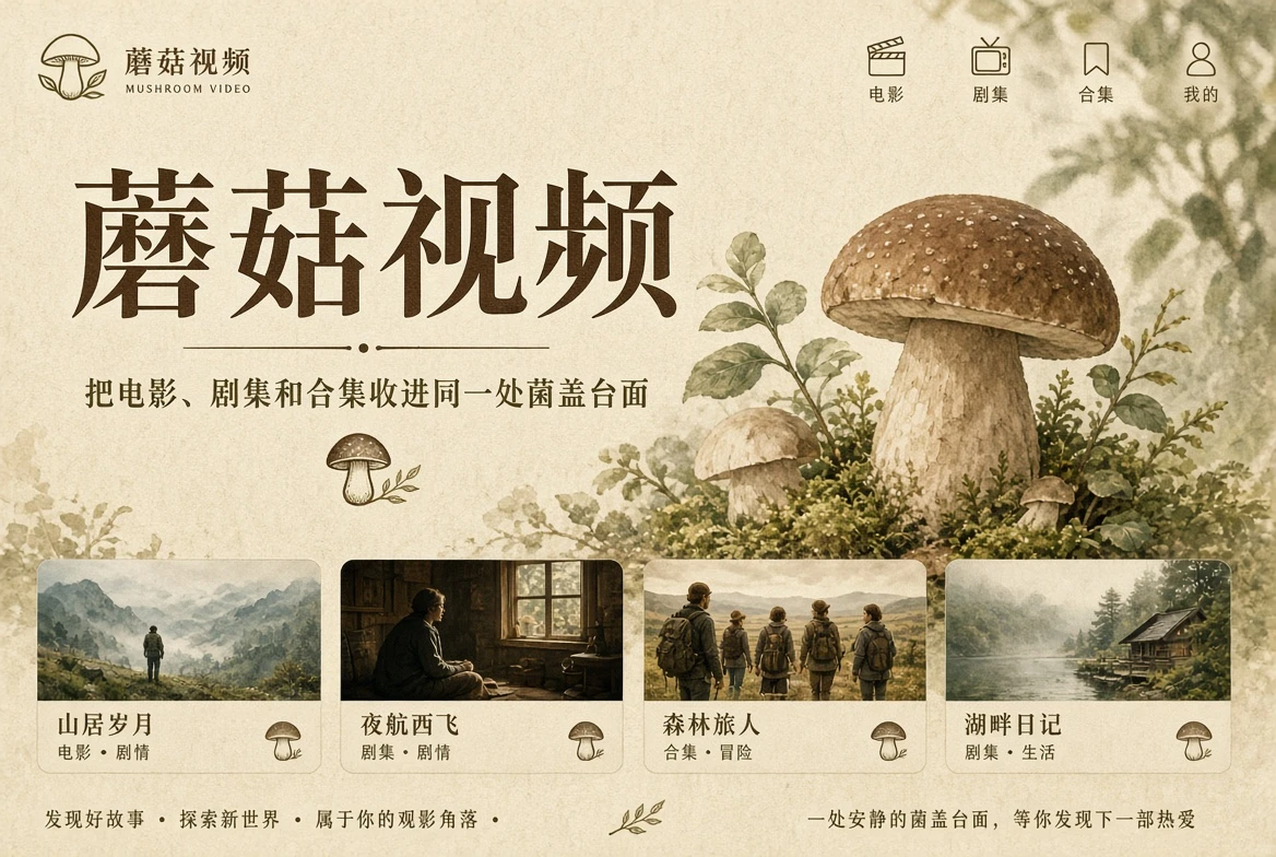 蘑菇视频品牌封面